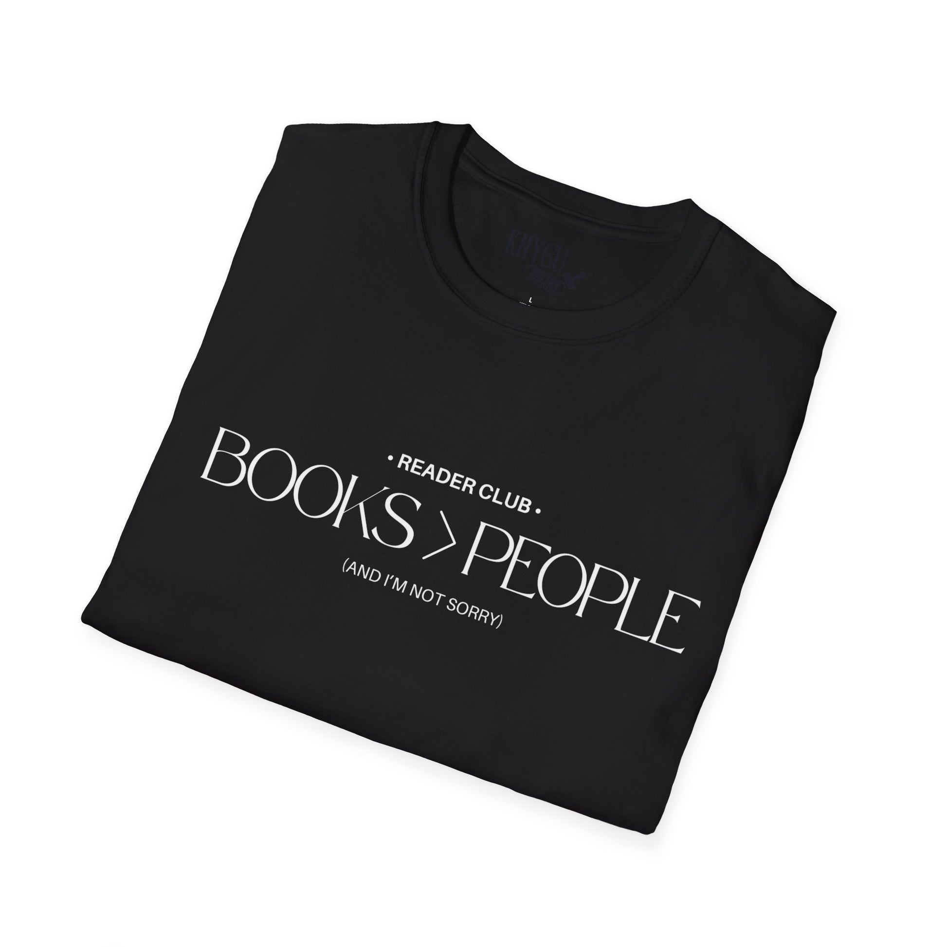 „Books > People“ unisex marškinėliai