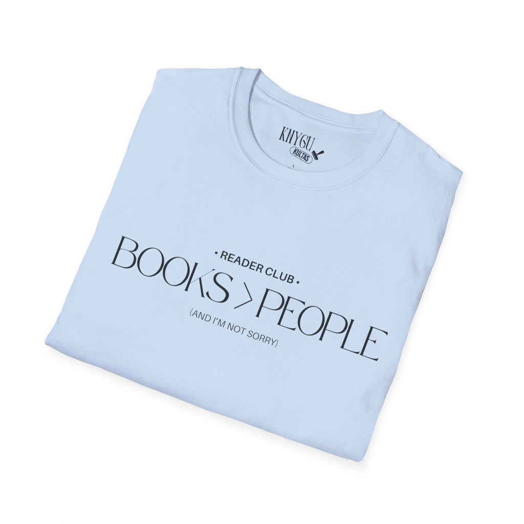 „Books Over People“ unisex marškinėliai