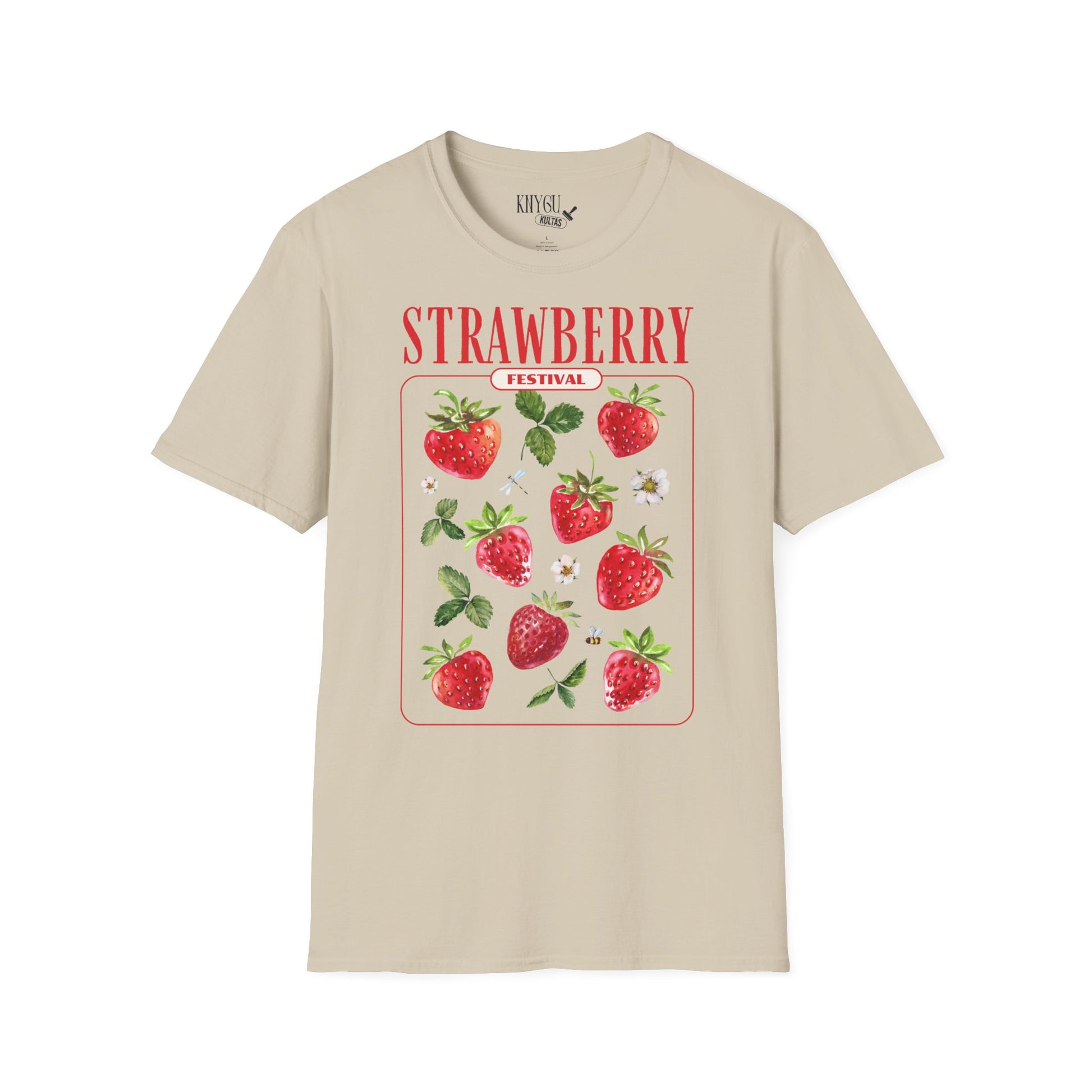 „Strawberry Festival“ unisex marškinėliai
