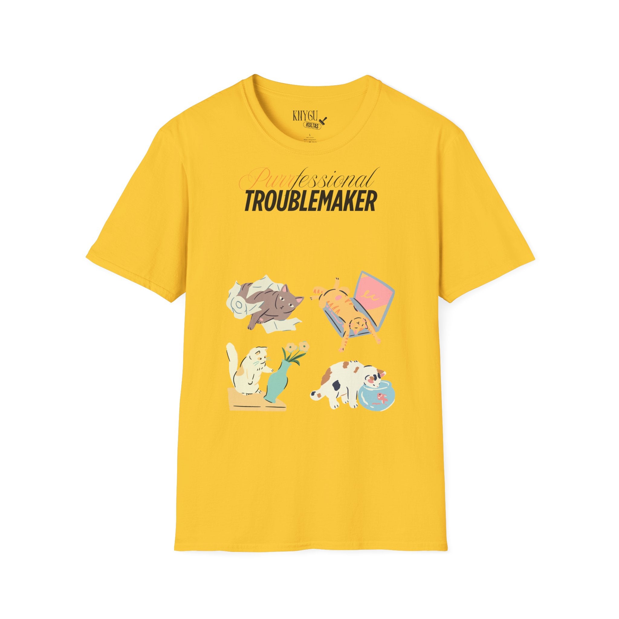 Purrfessional Troublemaker Unisex T-Shirt
