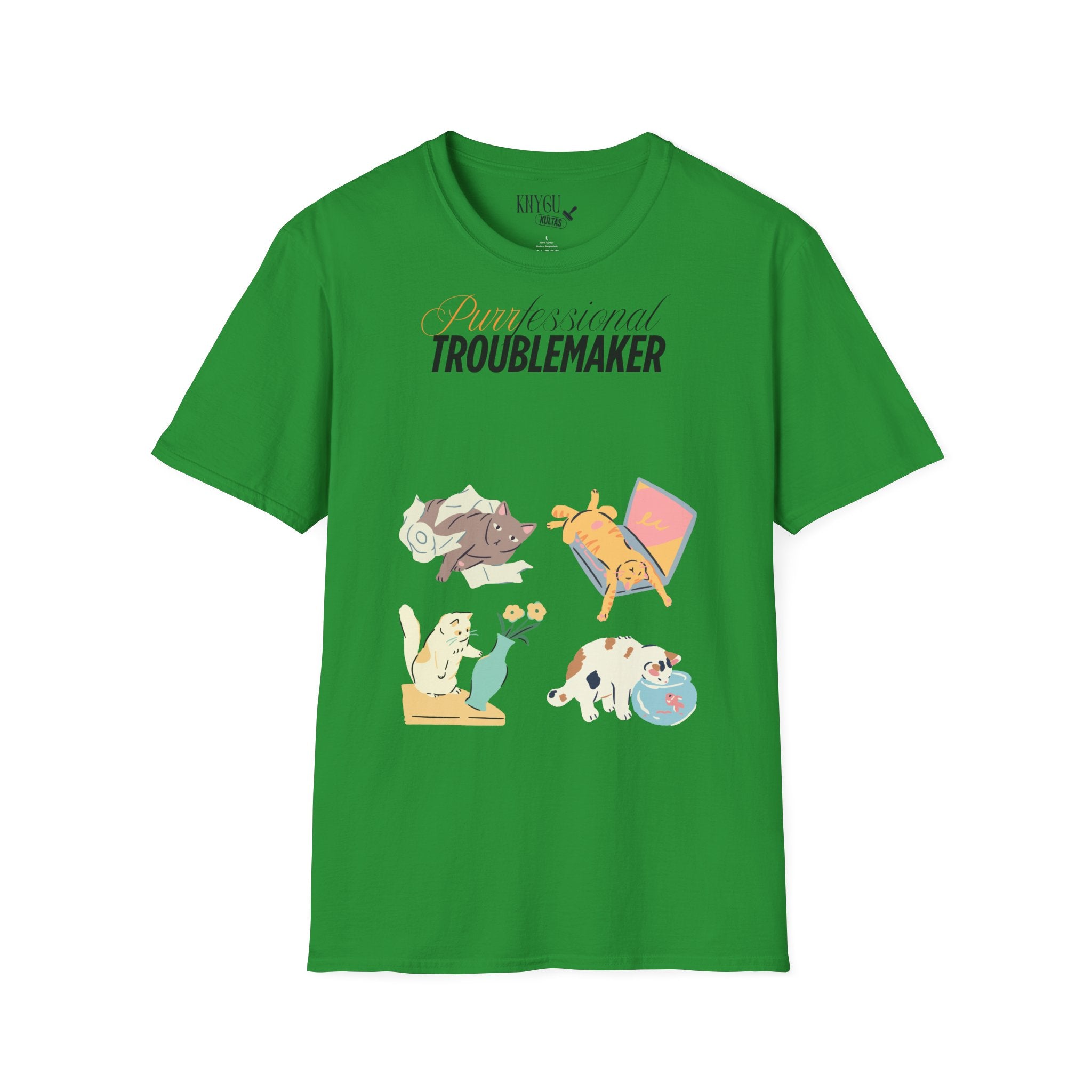 Purrfessional Troublemaker Unisex T-Shirt