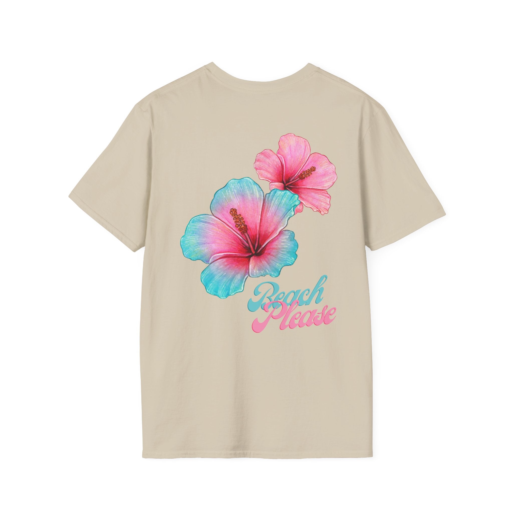 Beach Please floral print T-shirt