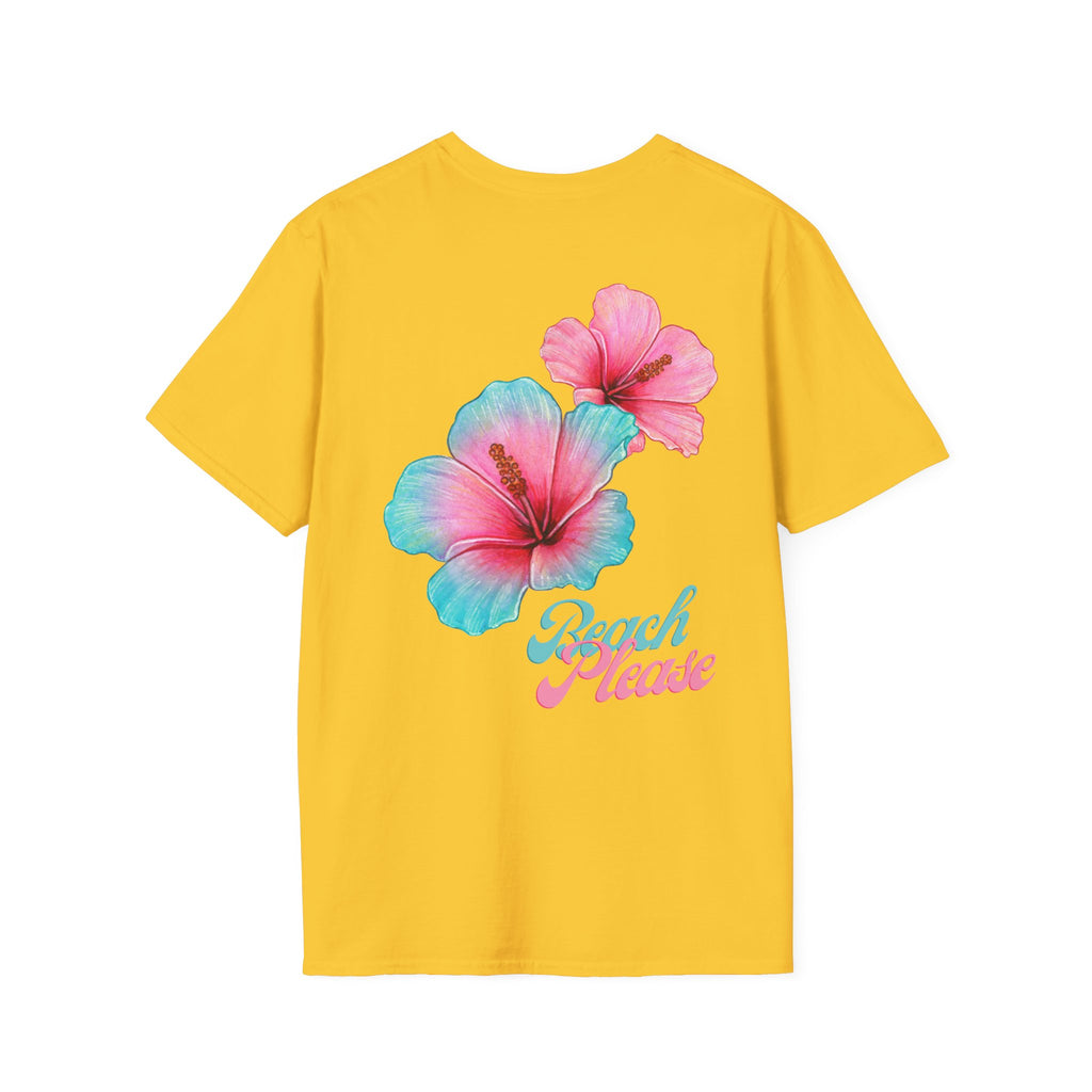 Beach Please floral print T-shirt