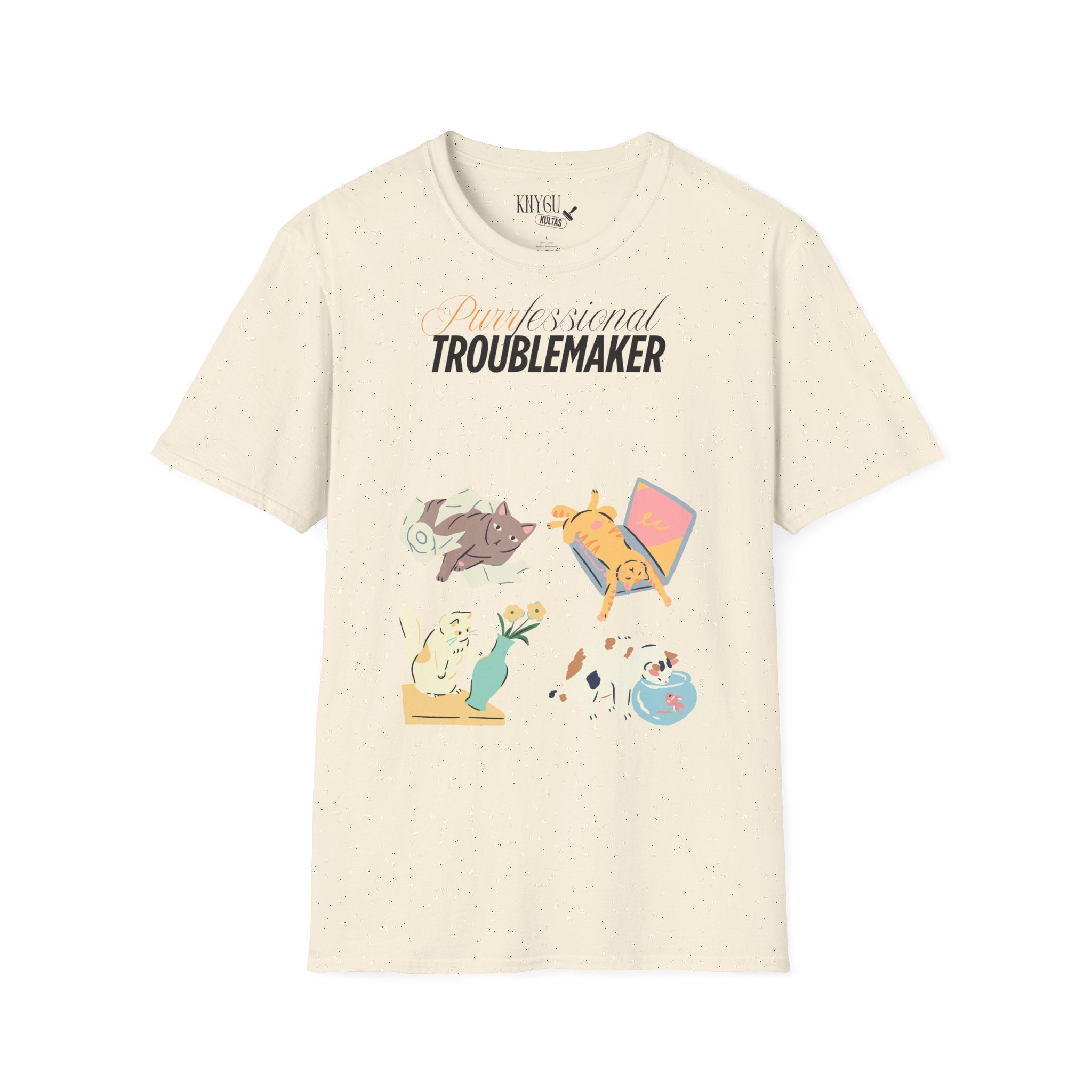 Purrfessional Troublemaker Unisex T-Shirt
